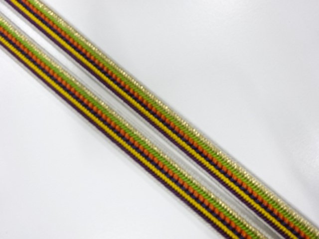  アンティーク　正絹　帯留め用　手組三分紐